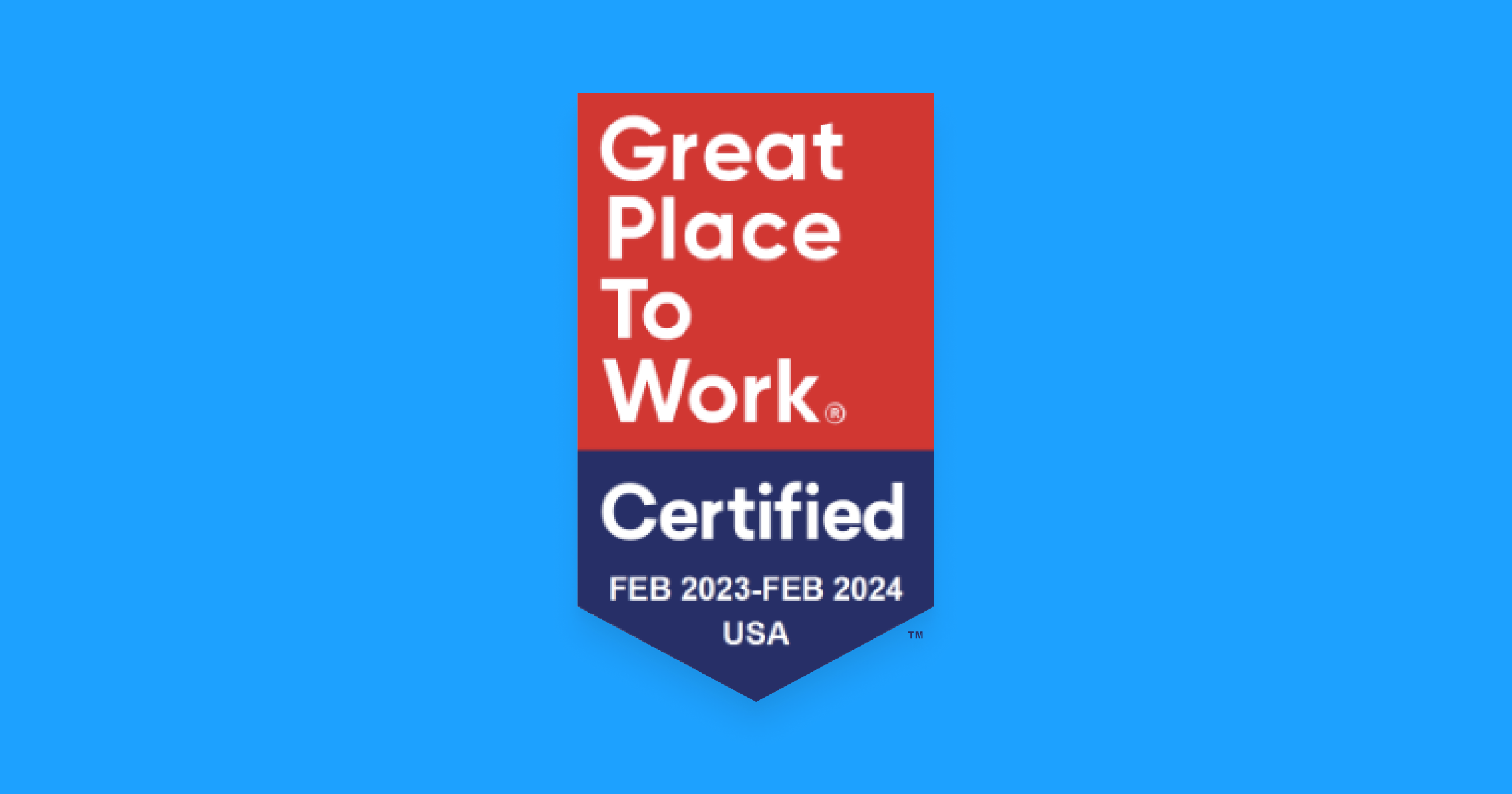 Great place to work award