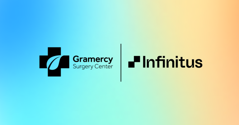 image of the Gramercy Surgery Center logo next to the Infinitus logo