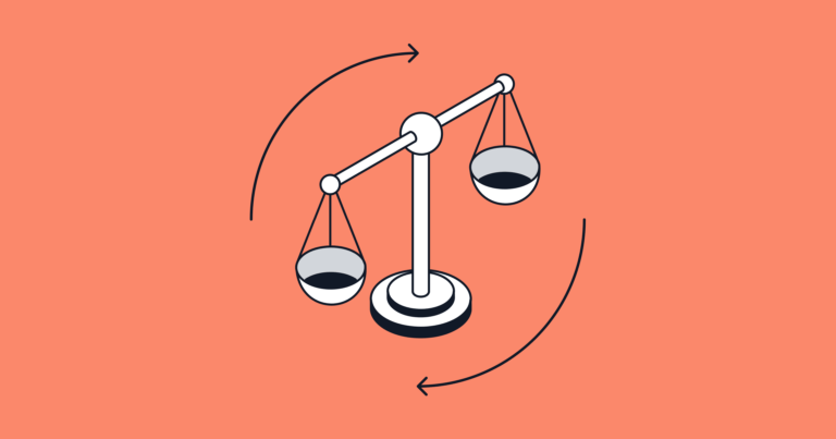 An illustrated image of a balance