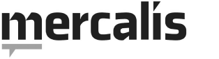 mercalis logo in black and white
