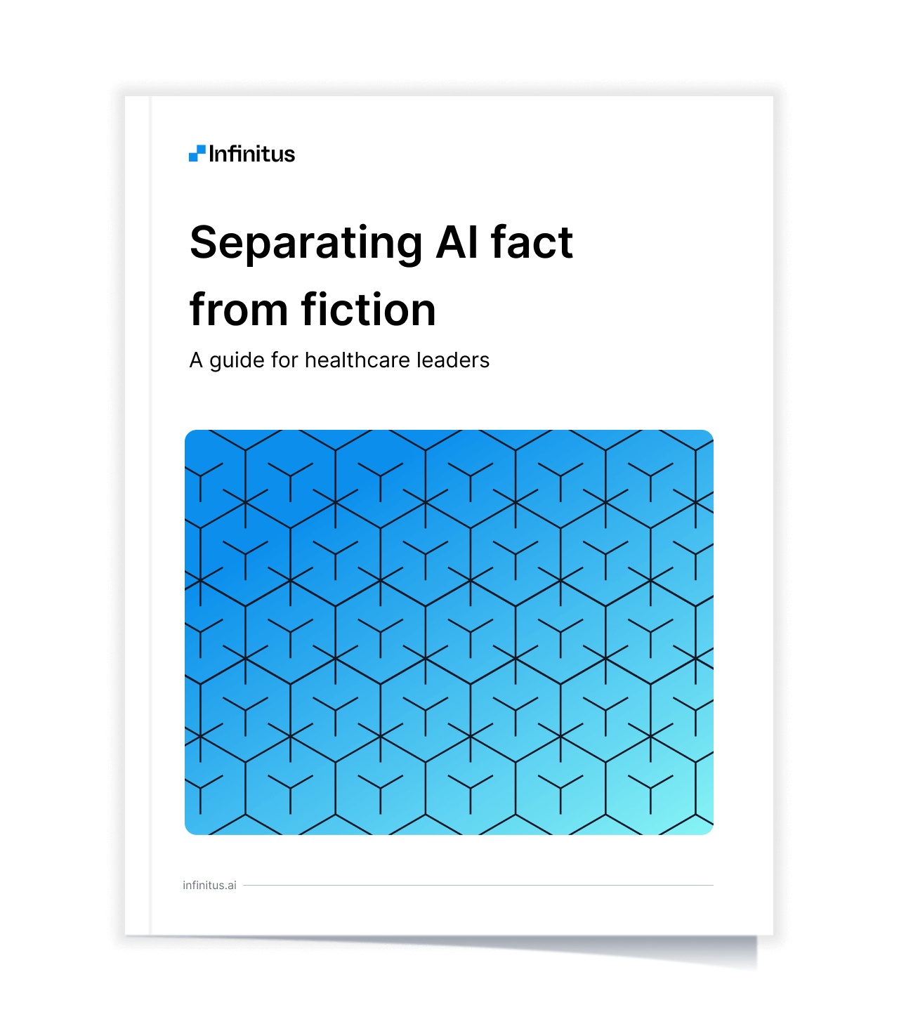 Sample pages the eBook: Separating AI Fact From Fiction, a Guide for Healthcare Leaders