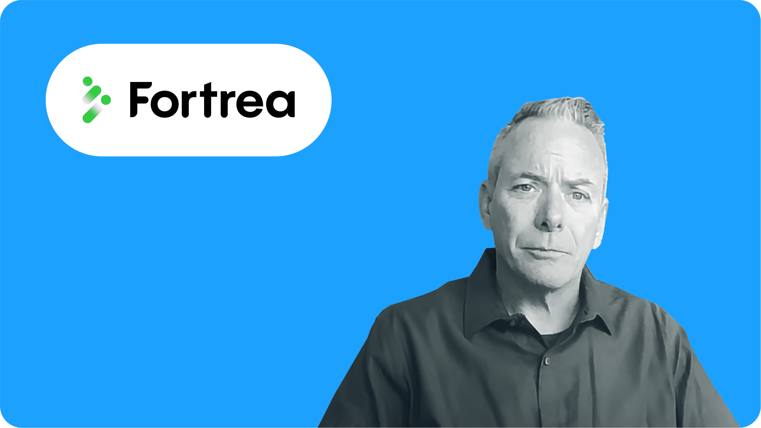 Preview image for customer testimonial video from Fortrea