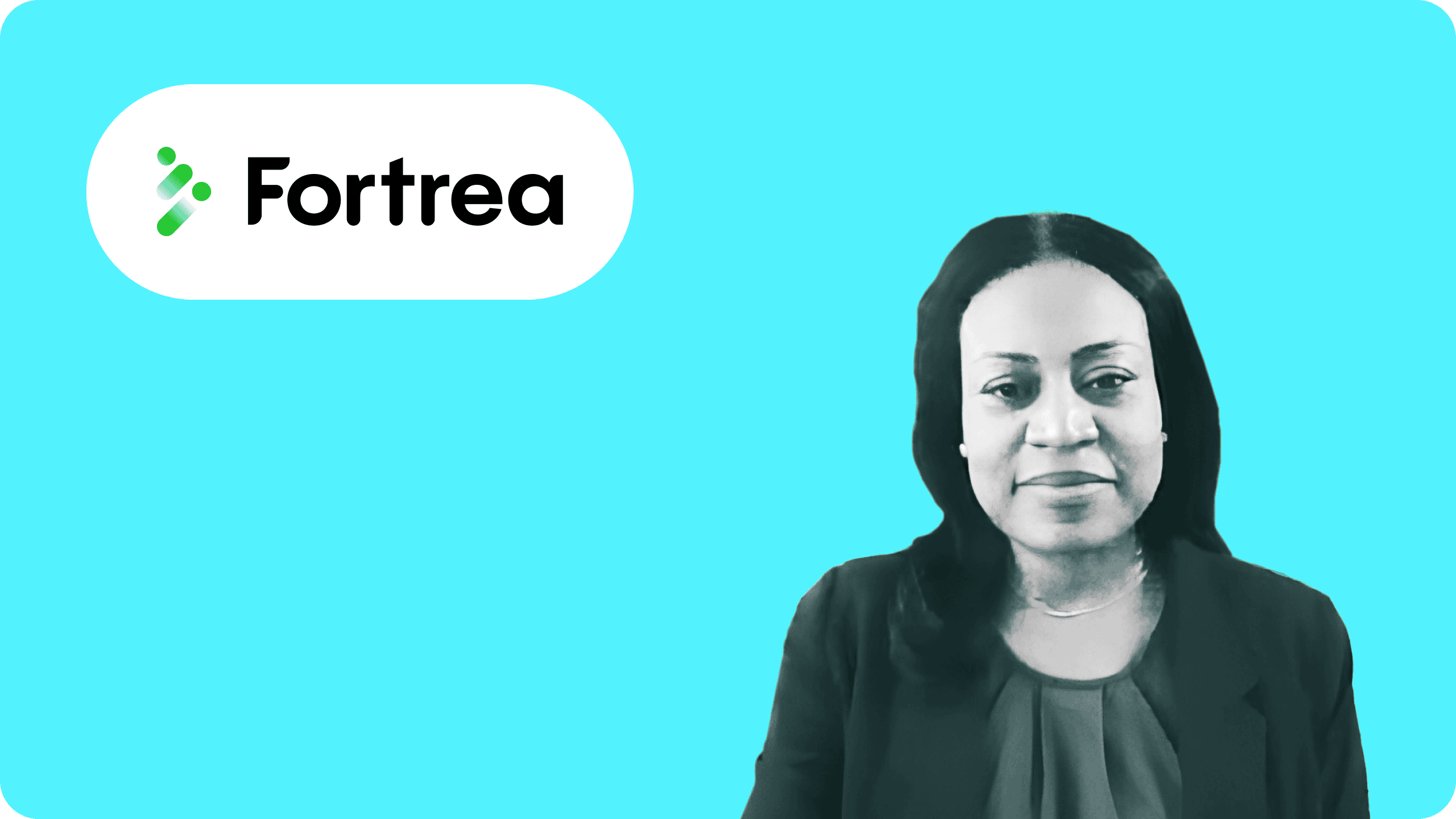 Preview image for customer testimonial video from Fortrea