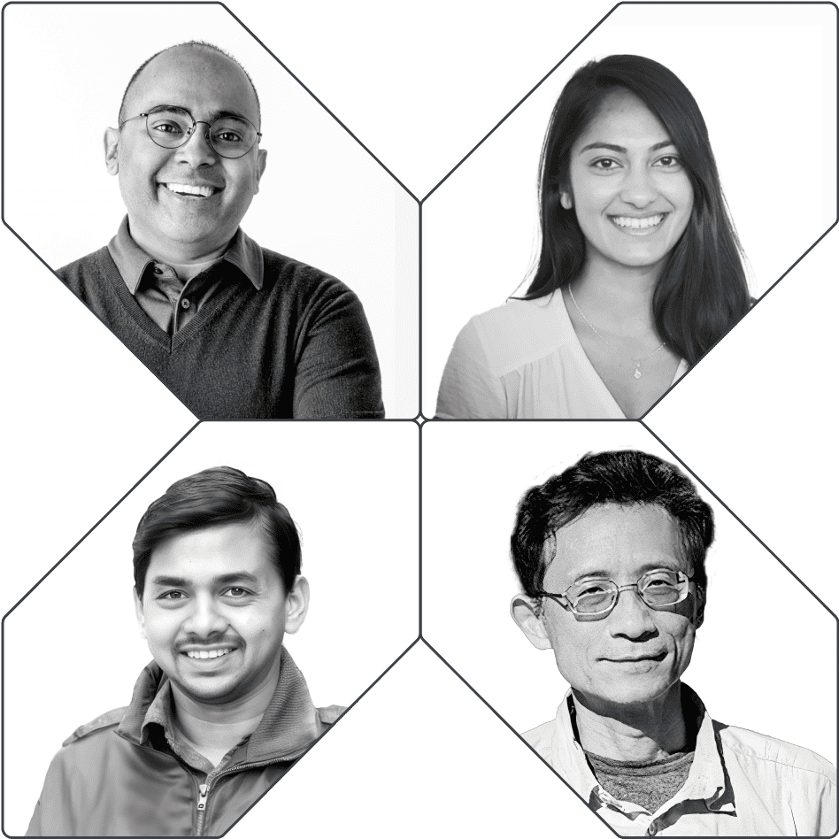 Photos of the people on Infinitus' Governance, Risk, and Compliance council.