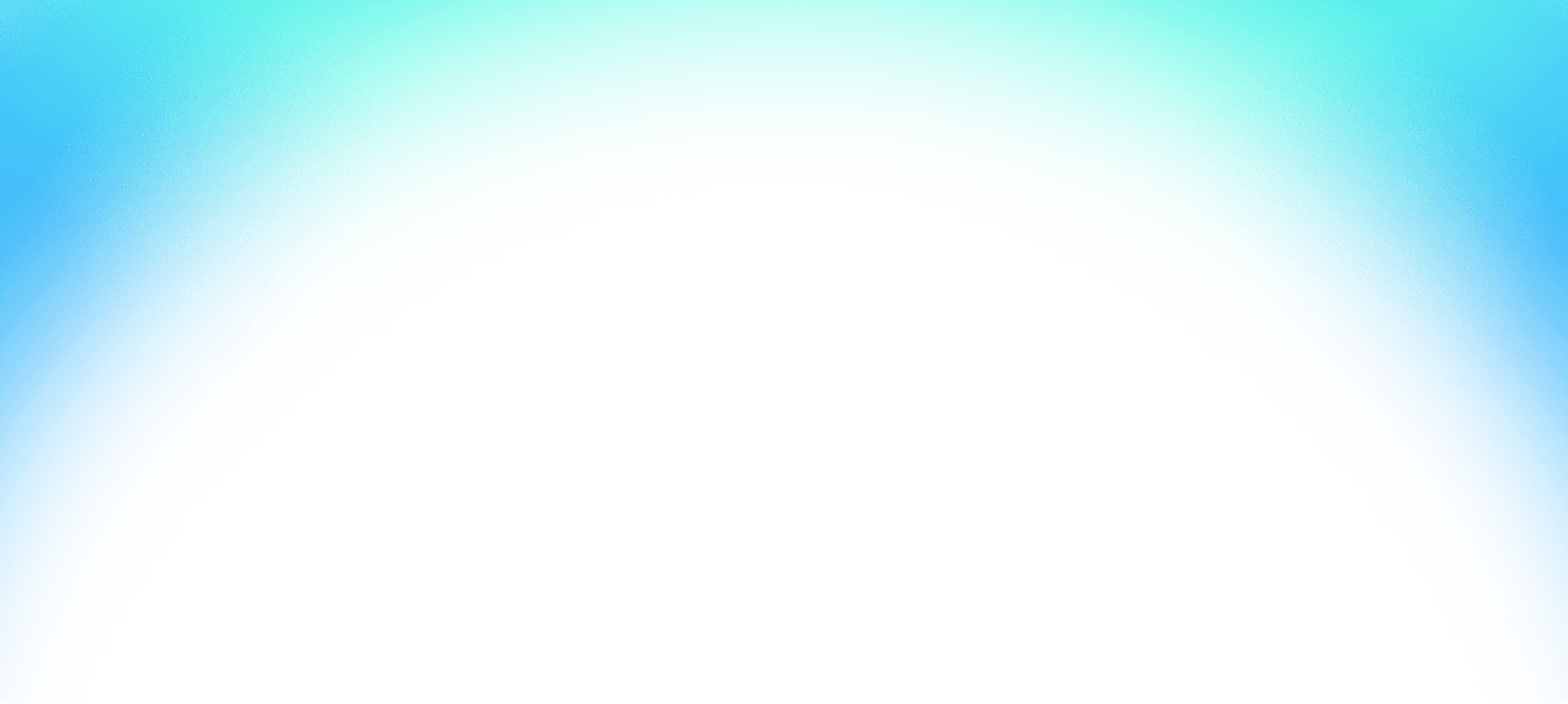 eclipse-like background gradient of blues and greens over black