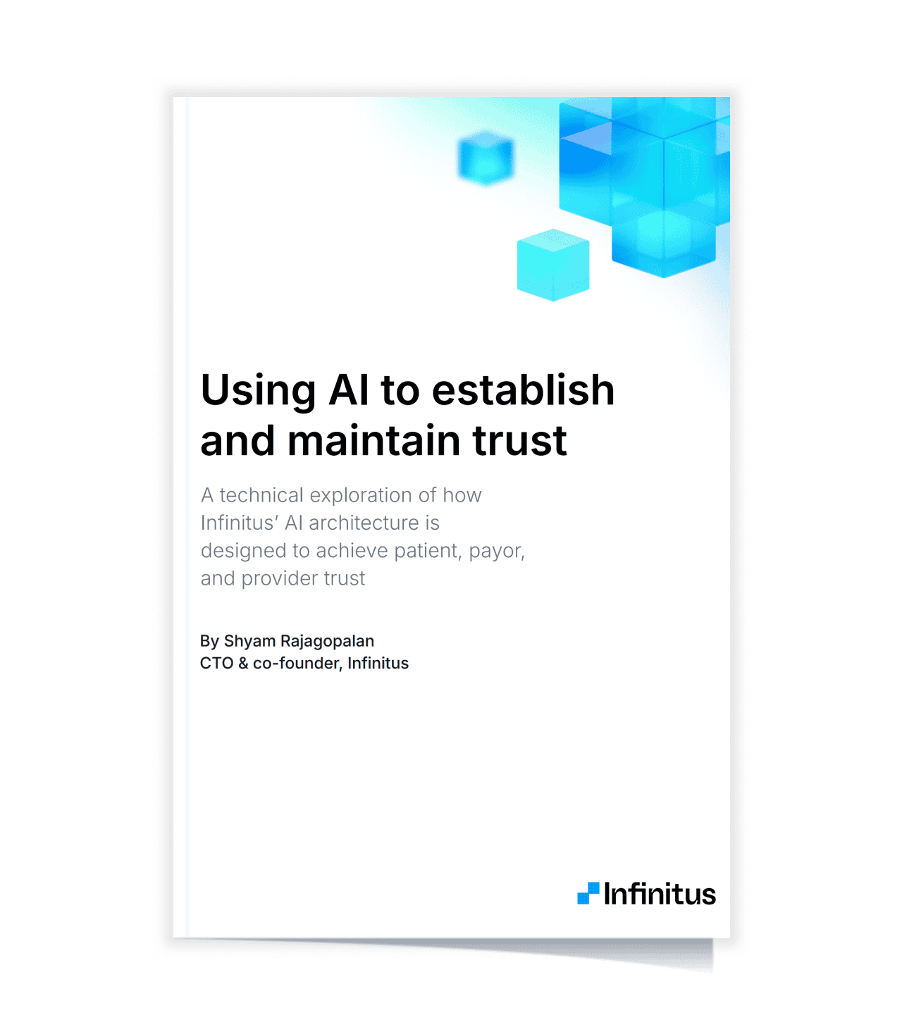 Preview image for Infinitus white paper, Using AI to establish and maintain trust