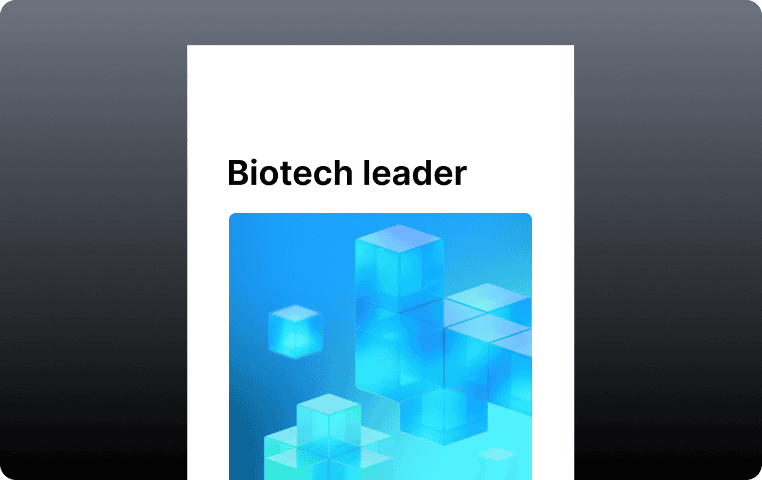 Preview image for a case study about a biotech leader increasing call volume with Infinitus