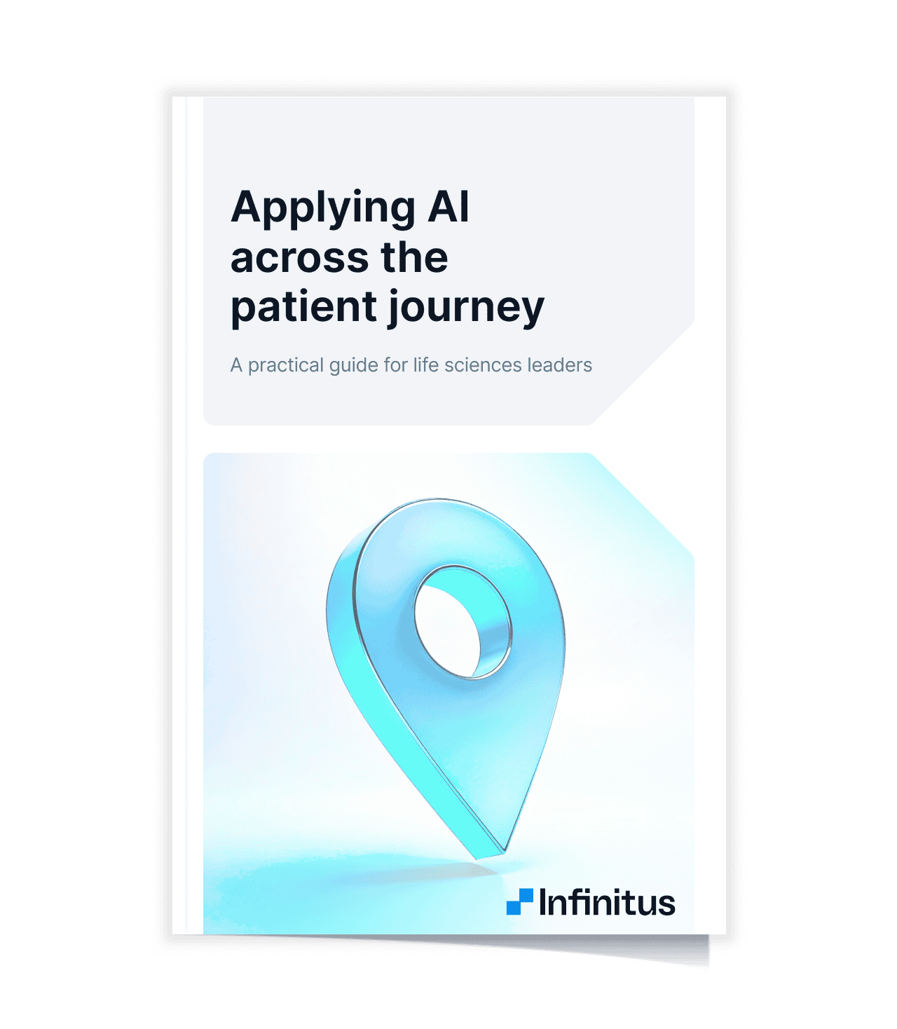 cover image for ebook, Applying AI across the patient journey from Infinitus