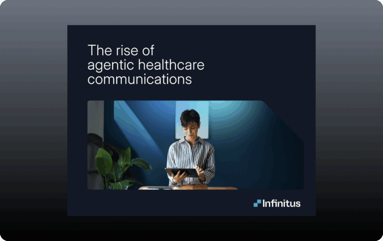 preview image for white paper: The rise of agentic healthcare communications